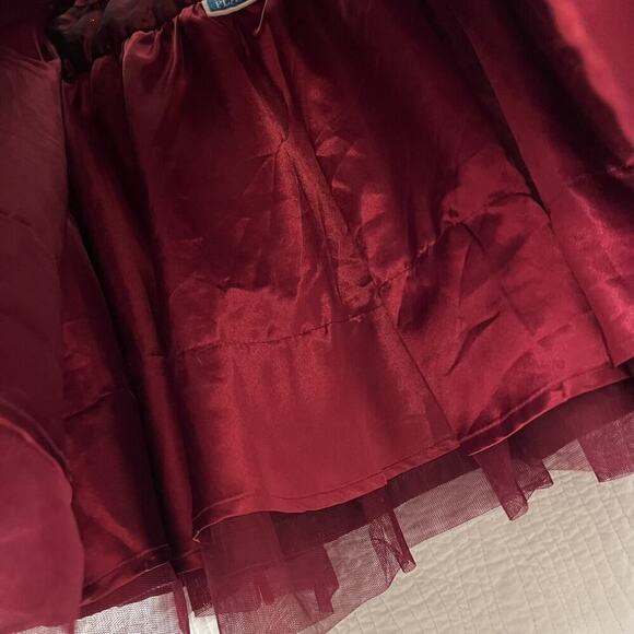 TCP Red Holiday Party Skirt Girls sz 6 Fancy Formal Christmas Valentines Day - Picture 4 of 6
